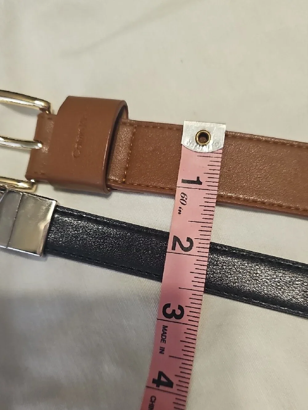 Calvin Klein Reversible Black/Burgundy & Brown Women's Belts